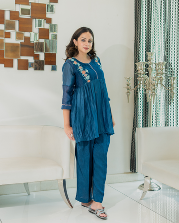 Blue Whisper Co-ord Set