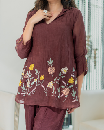 Crimson Meadow Co-ord Set