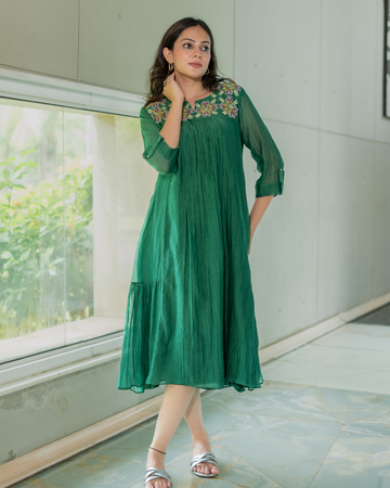 Emerald Echo Dress