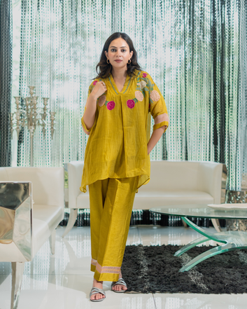 Saffron Bloom Co-ord Set