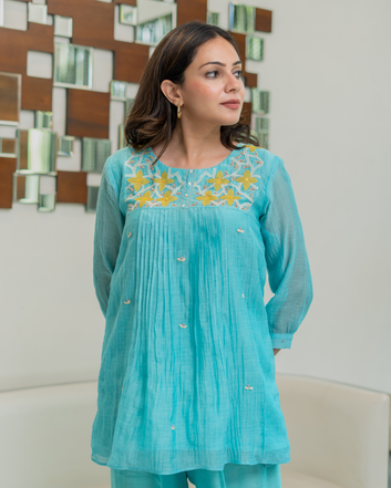 Aqua Meadow Co-ord Set