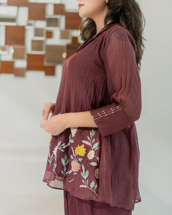 Crimson Meadow Co-ord Set