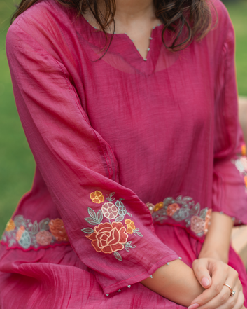 Fuchsia Fleur Co-ord Set